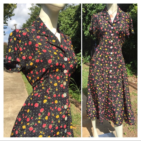 90s button down dress